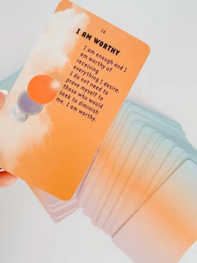 Mindfulness Affirmation Card Deck, "I AM Everything" by I AM & CO,  Self Care and Wellness