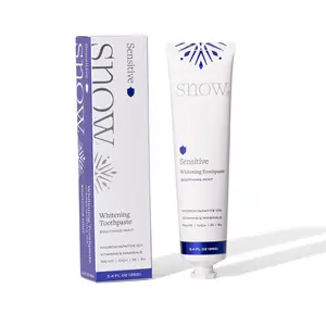 SNOW Nano Hydroxyapatite Whitening Toothpaste | 10% Hydroxyapatite Toothpaste | Fluoride Free for Sensitive Teeth | Vitamin Infused | Enamel Safe Mint SNOW Nano Hydroxyapatite Whitening Toothpaste | 10% Hydroxyapatite Toothpaste | Fluoride Free for Sensitive Teeth | Vitamin Infused | Enamel Safe Mint