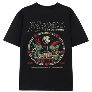 Magic The Gathering Collection The Challenge T-Shirt Funny Graphic Tee  Featuring Iconic Design Casual T Shirt For Men Tops summerwins