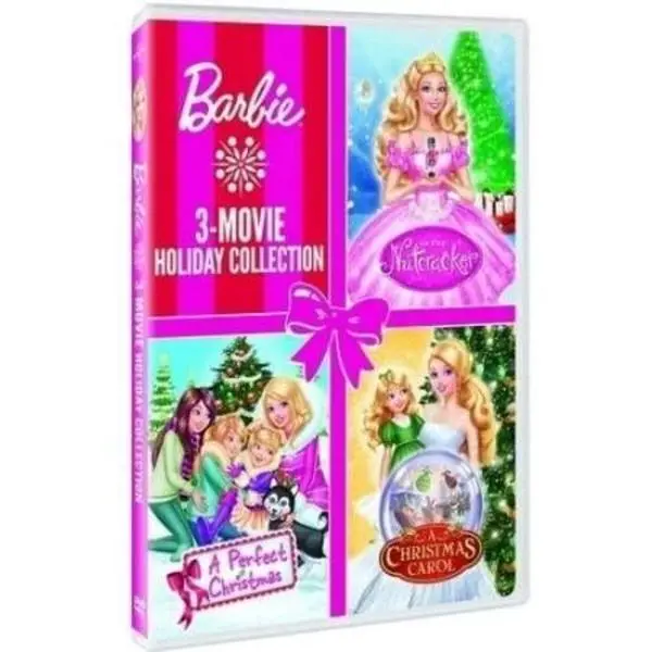 Barbie: 3-movie Holiday Collection  [DVD Video Disc] 3 Pack, Snap Case