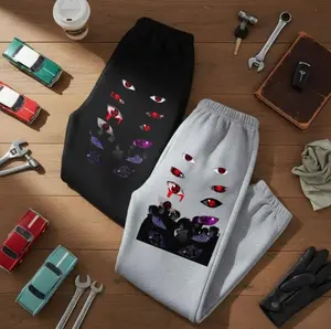 Vintage Naruto Anime Akatsuki Eyes Sweatpants - Trendy Top Sweatpants, Unisex Cotton Graphic Casual Sweatpants, Perfect Gift for Him & Her, Best Gift SS 8VWFX