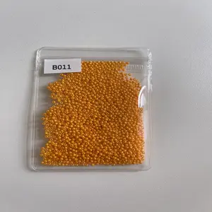 B011 Glass Beads for Bracelets - Golden Hue, Perfect for Crafting Jewelry, 2mm Size, Bulk Pack
