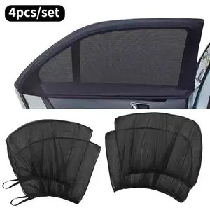 Car Side Window Mosquito Net, 4 Counts Car Window Anti-mosquito Screen, Car Sunshade Screen, Car Sun Shades Outside Car, Window Mosquito Screen, Car Mosquito Screen Mesh, Car Exterior Accessories