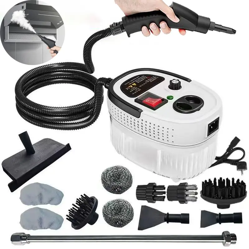Multi-Surface Natural Steam Cleaner Tool with 12 Accessories,1.2L Large Capacity,Portable,High-Pressure Steam Cleaner for Glass, Tiles, Grout & Upholstery, for Home&Office Cleaning,Steam Cleaning Machine,Fast heating,High-temperature disinfection,Gift