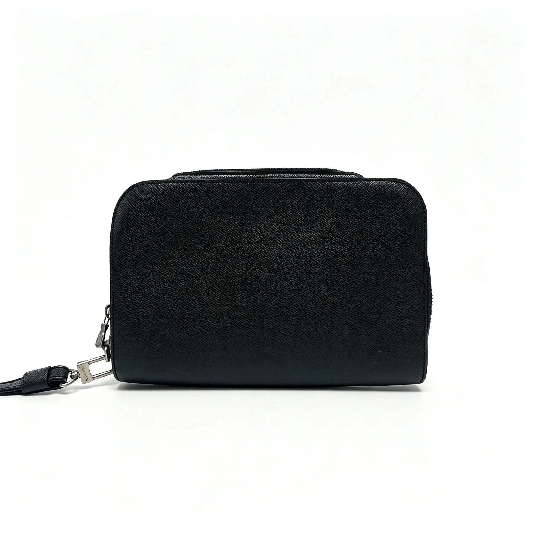 Pre-owned LV Epi Leather Zip Clutch Handbag D0204
