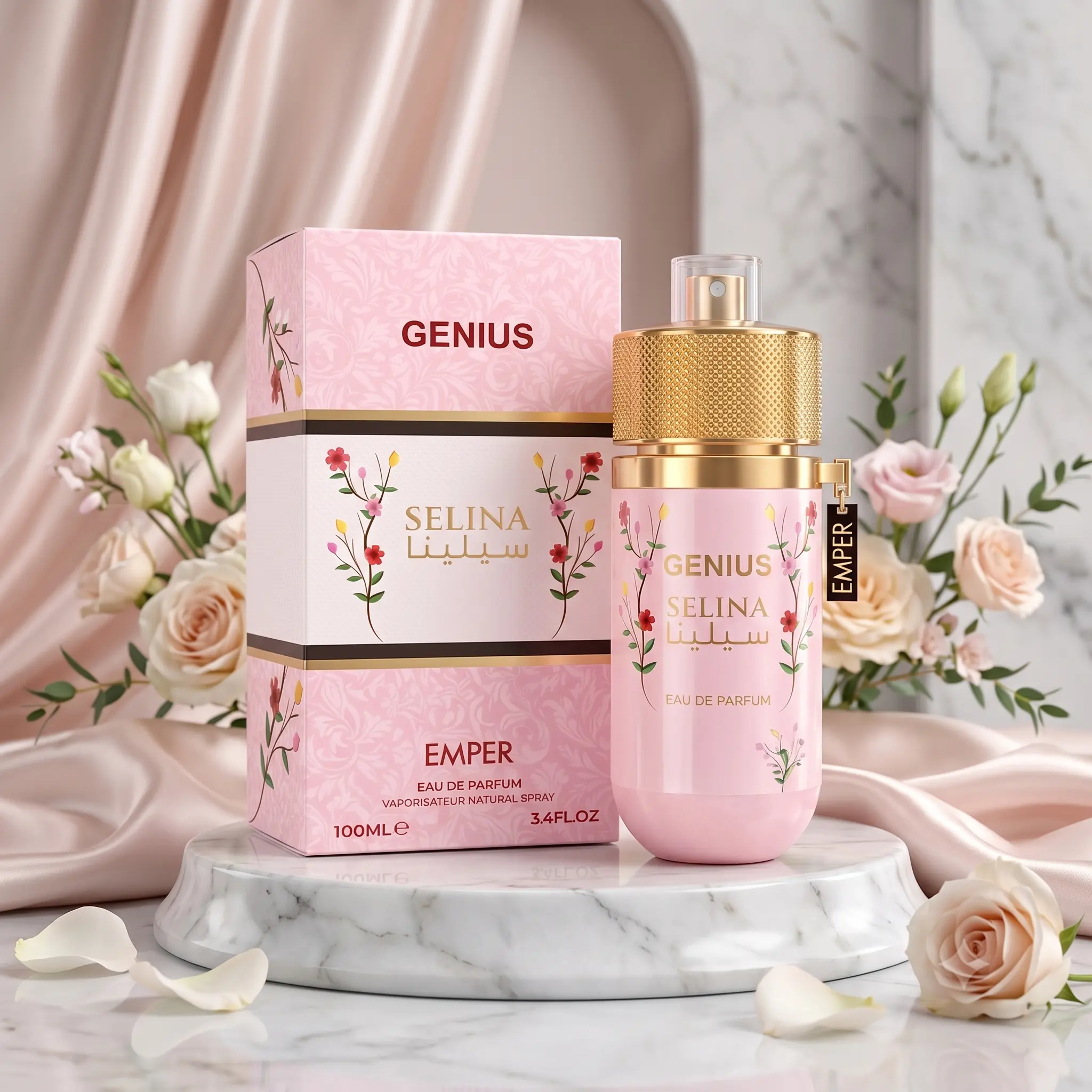 Genius Selina Eau de Parfum for Women | Floral Fruity Sweet Fragrance | 100ml