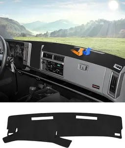 KUST Dashboard Cover Mat for 1986-1993 Chevy Chevrolet S10 Blazer/GMC S15 Jimmy Sonoma/1991-1994 Oldsmobile Bravada Accessories Dash Cover Flannel Dash Mat Sunshade Glare UV Rays Protector