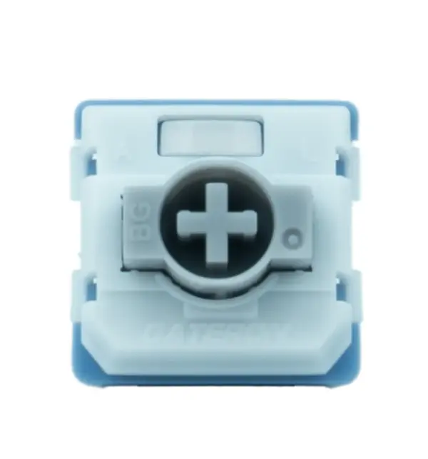 GATERON KS-33 Low Profile 3.0 Grey Heron V2 Keyboard Switch, 50gf Linear, POM Housing, 3.5mm Travel, Factory Pre-lubed, 5-Pin SMD LED Keyboard Accessory for NuPhy Nos75/Kick75 Keyboards, Keyboard Accessory Keyboards