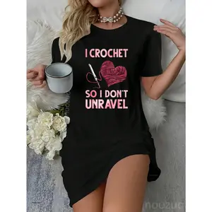 Funny Crochet Design for Women Crocheter Crocheting Dress