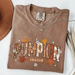 Comfort Colors Pumpkin Season T-shirt, Autumn Fall Shirt, Thanksgiving Gift, Fall Pumpkin Outfits