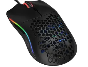 Model O Wired Gaming Mouse - Superlight Honeycomb Design, RGB, Pixart 3360 Sensor, Omron Switches, Ambidextrous - Matte Black