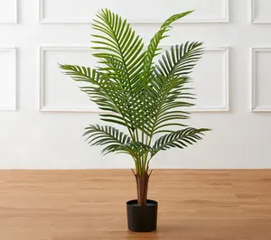 Glitzhome 3.5ft Faux Areca Palm Tree In Pot