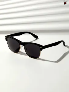 Men's Mixed Metal Frame PC Lenses Coated Gradient Color Street Summer Vacation Outdoor Beach Daily Commute Classic Retro Travel Fashion Glasses