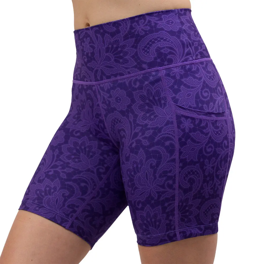 Shorts | Purple Lace Shorts | Purple Lace