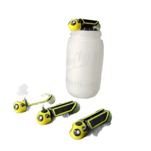 3D printed Lightening bug Jar and 3 glow in the dark bugs