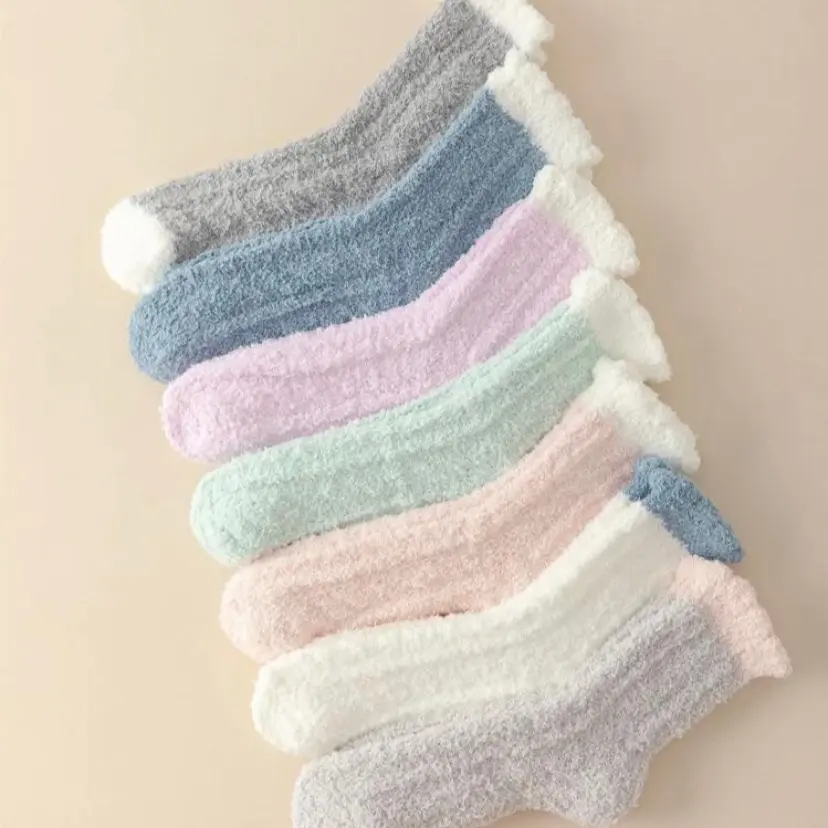 Comfortable Fuzzy Socks for Cozy Loungewear - Breathable