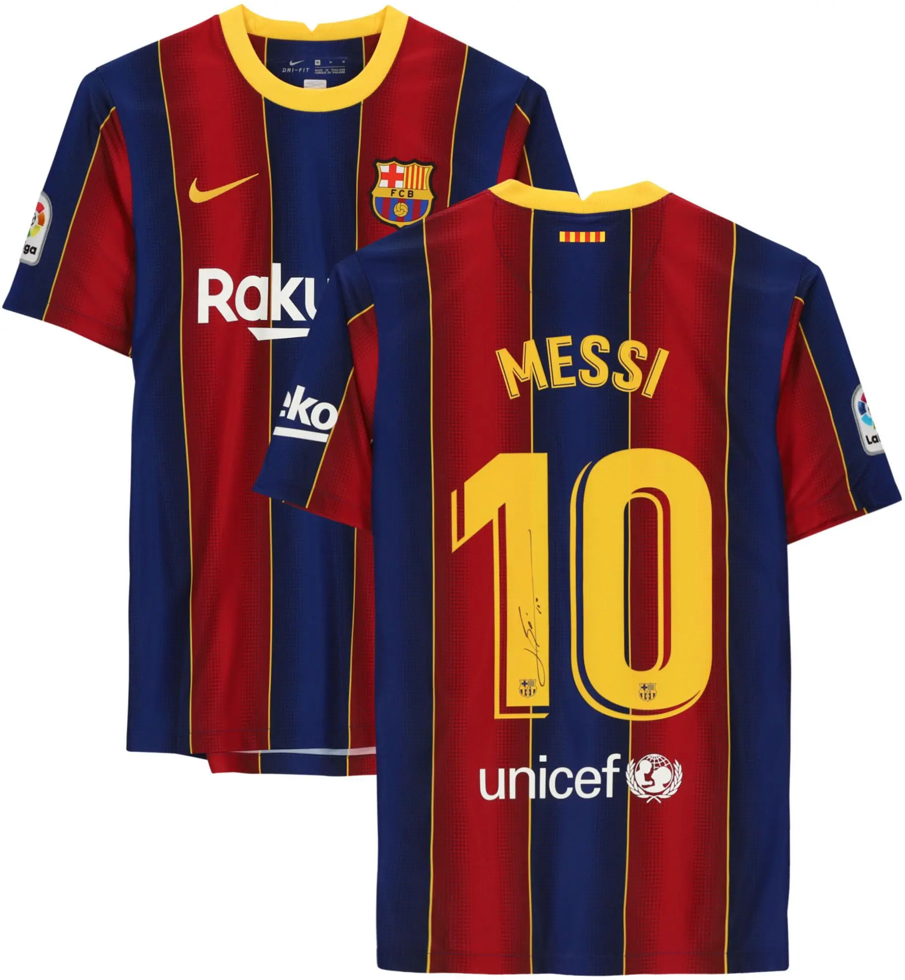 Lionel Messi Barcelona Autographed 2020-2021 Home Jersey - Fanatics Authentic Certified