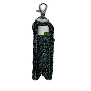 Hanging Lip Balm Holder for Easy Access - Attach to Outside of Purse, Backpack, Coats (Comes with lip balm!!)