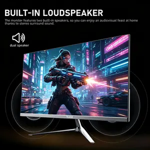 Gawfolk 24.5" 200Hz FHD 1080P Gaming Monitor - 1ms Response Time, Frameless Design, Built-in Speakers, FreeSync, 99% sRGB, HDMI+DP Ports, VESA 75x75mm Mount Compatibility, High-Performance Monitors for PC Gaming Accurate Color Reproduction Low Blue Light