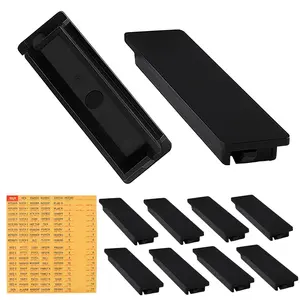 QO Circuit Breaker Filler Plates - 10 Pack with Electrical Panel Label Stickers, 0.7 Inch Blanks for Schneider Load Centers