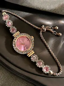 Women's Elegant Fashion Artificial Crystal Decorated Quartz Watch, without Box, Fashion Watch for Party, Daily Decor, Trendy All-match & Exquisite Watch for Birthday Gift, Fashion Watch Jewelry