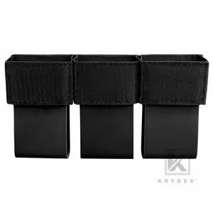 KRYDEX Tactical Open top 556 Triple Mag Insert 7.62 Mag Pouch D3CR Chest Rig Tactical Vest Placard