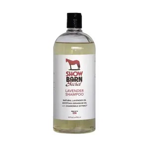 ShowBarn Secret Lavender Horse Shampoo 32oz Sulfate Free Salt Free for horses