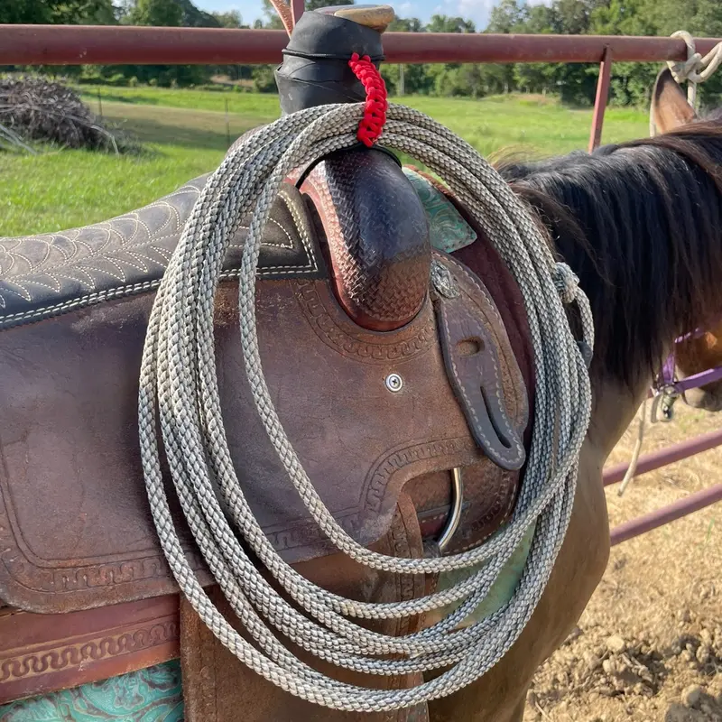 Cowboy Rope Keeper Strap for Saddle, Bungee Rope Holder Keeper for Horse Riding, Cowboy Saddle Tack for Horseback Riding