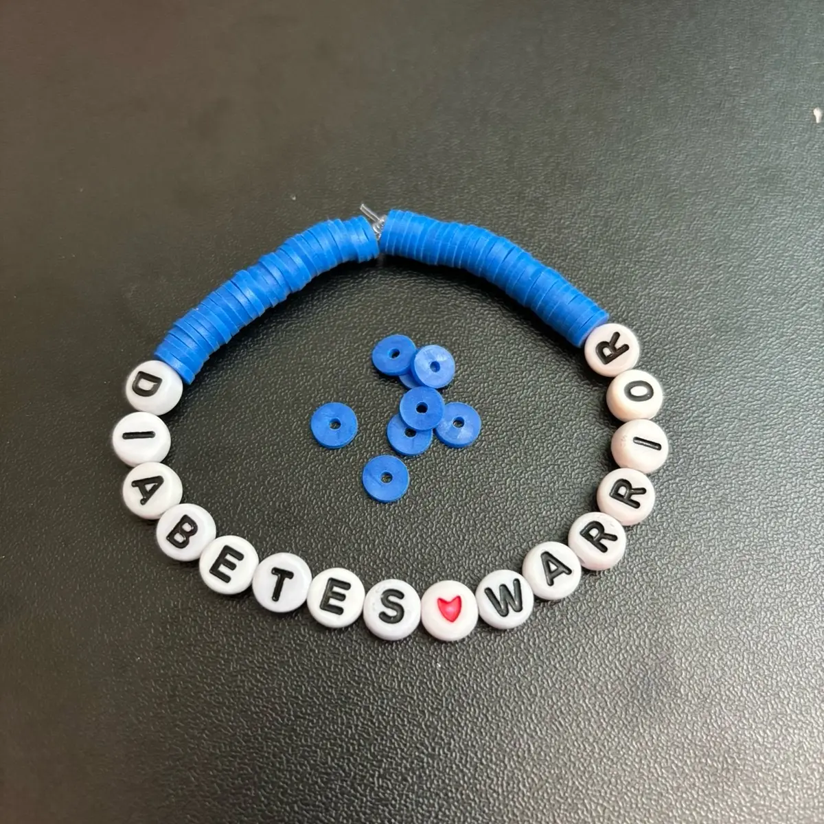 Diabetes Warrior Friendship Bracelet - Supportive Accessory for Diabetes Awareness