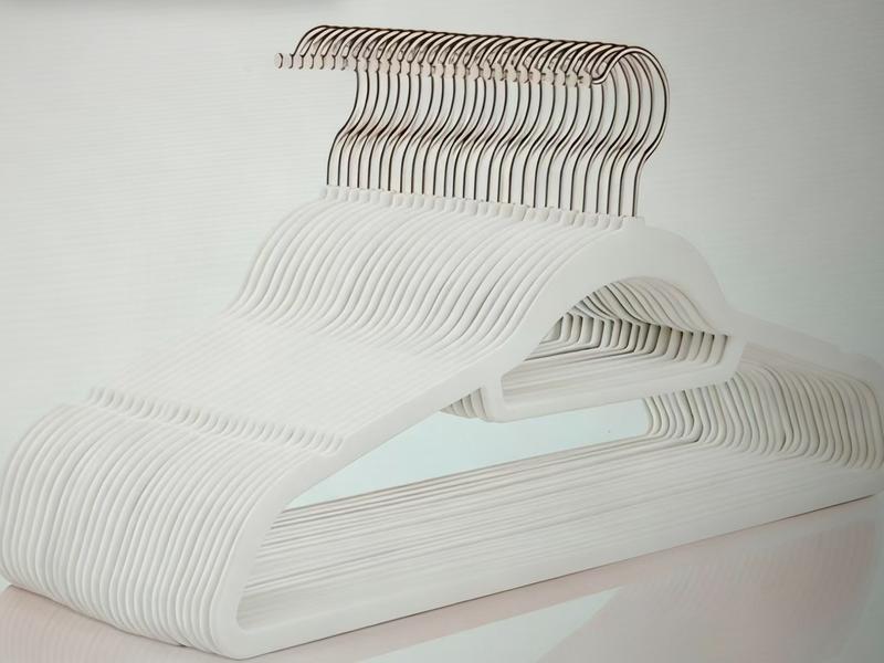 Non-Slip Flocked Velvet Hangers with Rose Gold Hooks | Seamless, Durable & Space-Saving for Closet