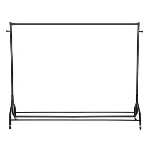 Simple Floor Hanger Two Sections 1.8m 6FT BlackJ