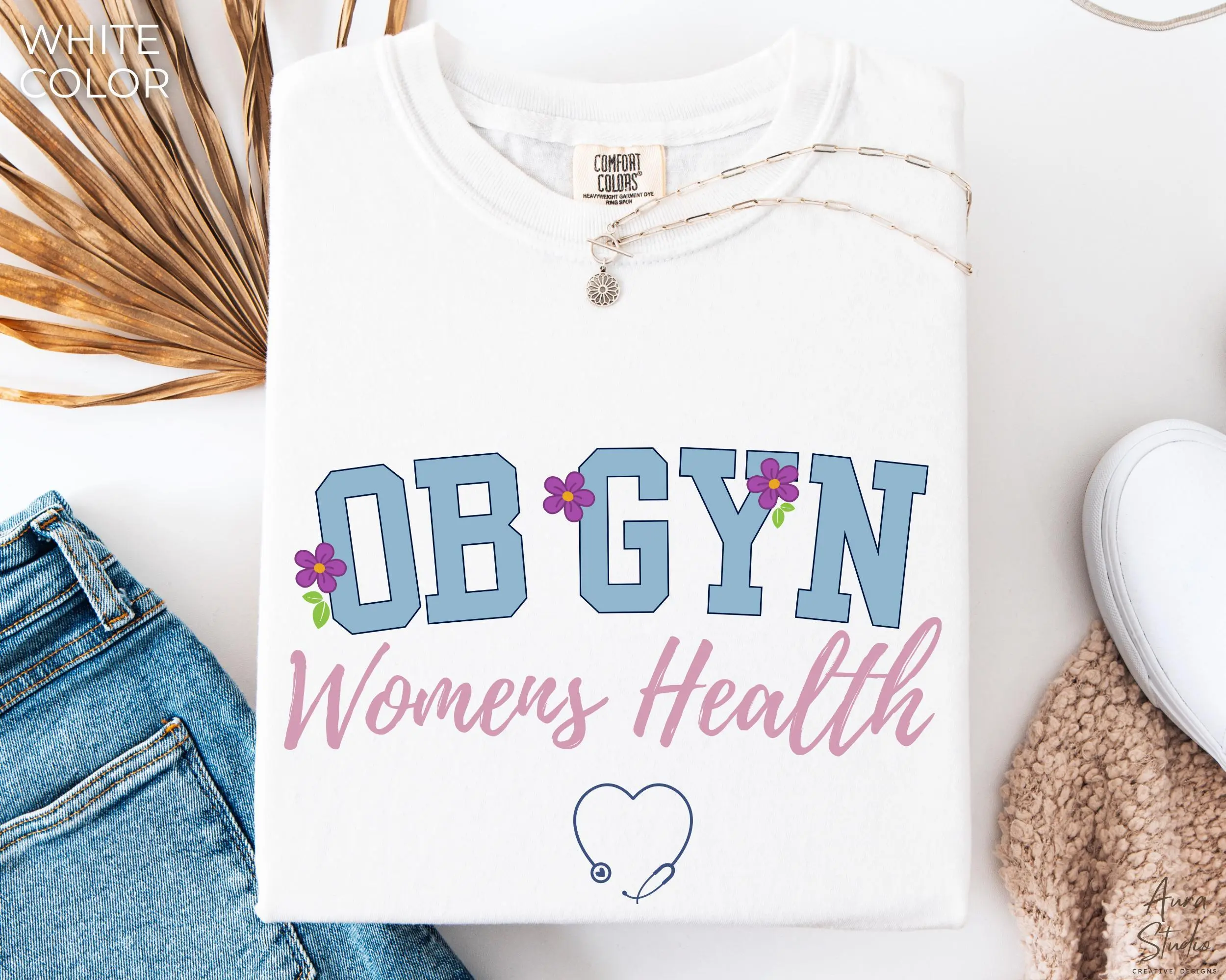 Comfort colors Ob Gyn Shirt, Womens Health Tee, Ob Gyn Gift Shirt, Medical Staff Tee, Doctor Appreciation Tee, Custom Clinic Shirt Top Womenswear Medium Streetwear