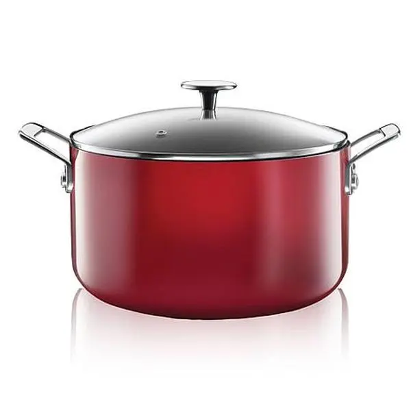 Granitestone Diamond 5 Qt. Gradient Stock Pot with Tempered Glass Lid
