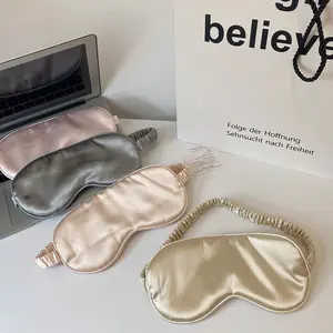 Double-Sided Silk, Light Blocking Eye Cover for Restful Sleep, Relieves Eyestrain & Fatigue Relief, Single Pack, Sleeping Eye Mask