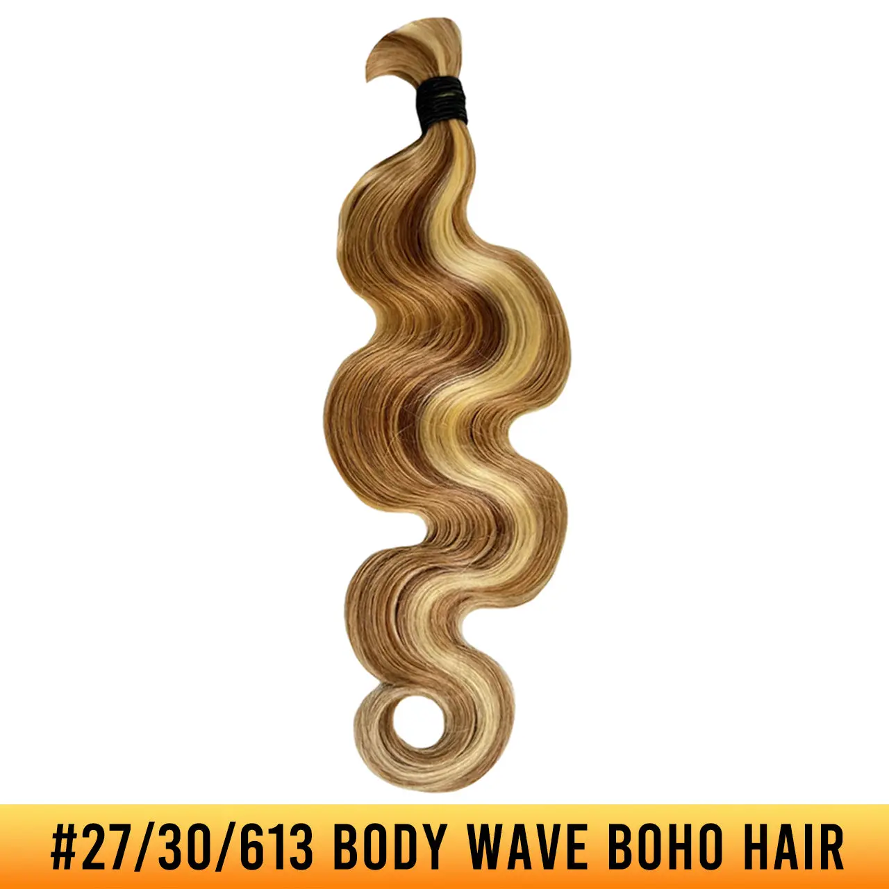 Ygwigs #27/30/613 Piano Color Bulk Hair for Braiding Deep Wave Body Wave Ygwigs #27/30/613 Piano Color Bulk Hair for Braiding Deep Wave Body Wave