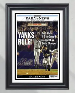2000 New York Yankees World Series Champions UnFramed Front Page Newspaper Print