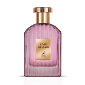 Maison Alhambra LATTAFA Rose Origami Eau de Parfum Spray 3.4 Ounce 100 ml Unisex Intense Floral Woodsy Classic Fragrance Daily Use Luxurious Elegant Woody
