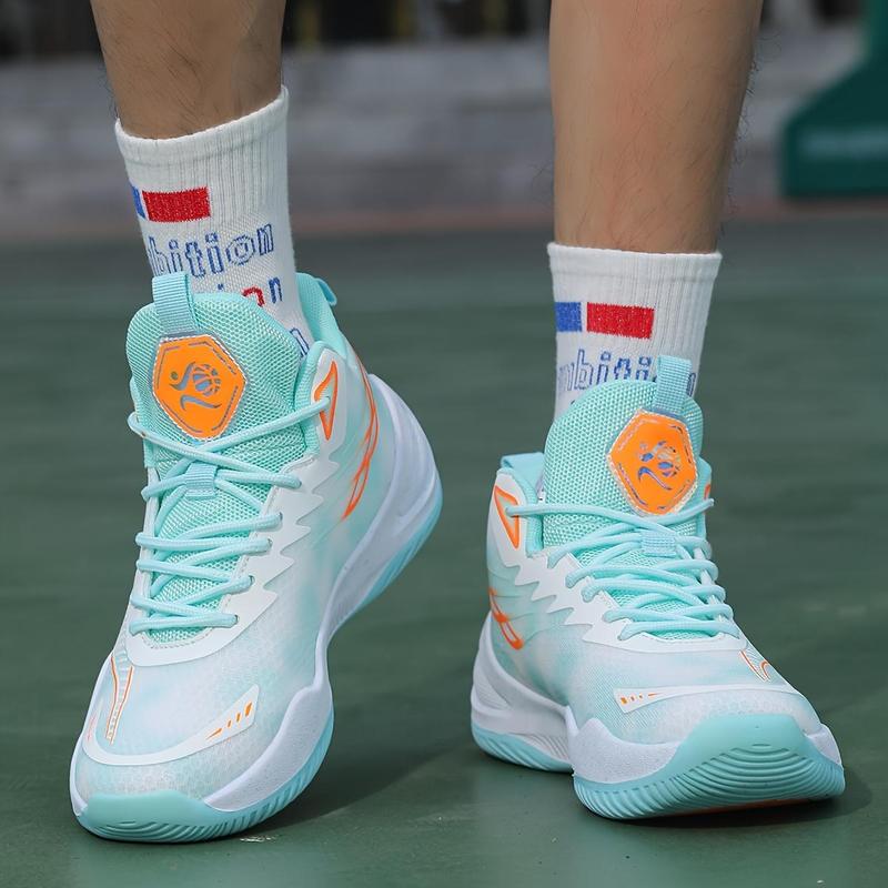 Couple's street-style basketball shoes, professional and stylish low-top design, non-slip, breathable and wear-resistant, suitable for indoor games, casual sports training, and all seasons.