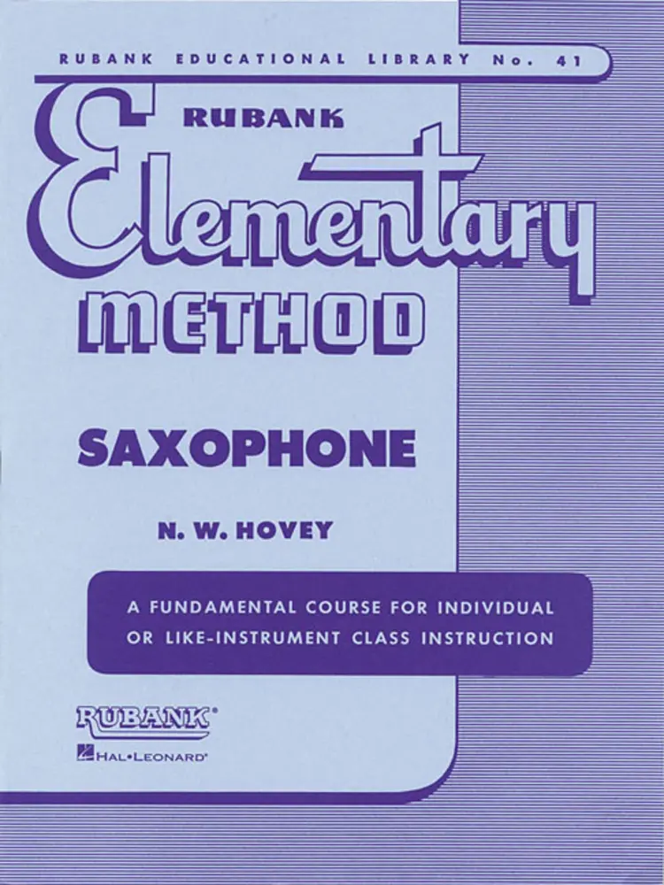 USED Book - Rubank Elementary Method - Saxophone (Rubank Educational Library) - Sheet Music Saxophone Book for B (Paperback) - english