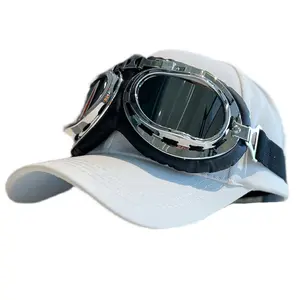 Pilot Baseball Hat Cap Hip Hop Hats Sunglasses Curved Visor
