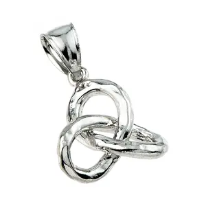 Hammered Celtic Trinity Knot Pendant