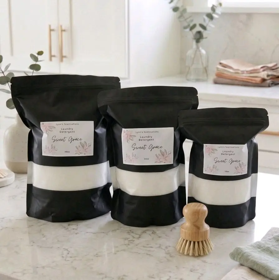 32 OZ (2 lb) Laundry Detergent Powder - Versatile Cleaning Solution  Effective for Laundry - 15g