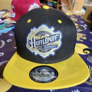 Hufflepuff custom snapback hat | Harry potter inspired hats