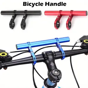 Bike Handlebar Extension Shelf Single/Double Bicycle Bracket Aluminum Alloy Multifunction Expansion Bracket Bike Accessories