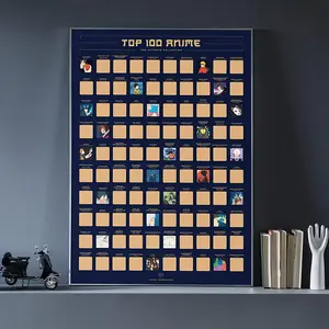 Top 100 Scratch Off Anime Poster