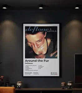 Deftones Around the Fur Album Poster | Tracklist Print | Alt Metal Wall Art | Music Room Decor | Deftones Fan Gift | My Own Summer