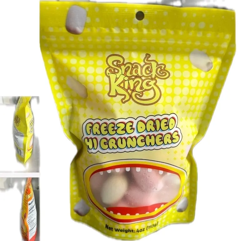 HI CRUNCHERS FREEZE DRIED 3.5OZ Candy sweet crunchy candies fruity snack