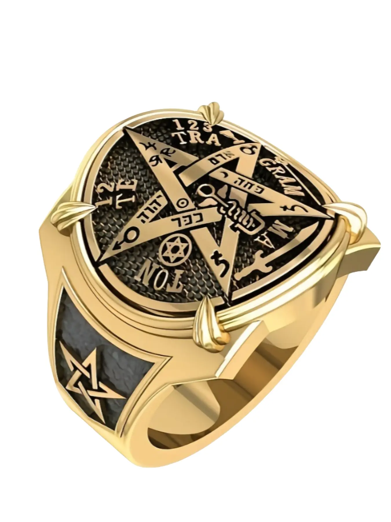 Vintage Carved Star Ring, Unique Cultural Jewelry Gift, Handcrafted Artisanal Design, Perfect for Special Occasions & Collections, Statement Rings, Geometric Design Ring