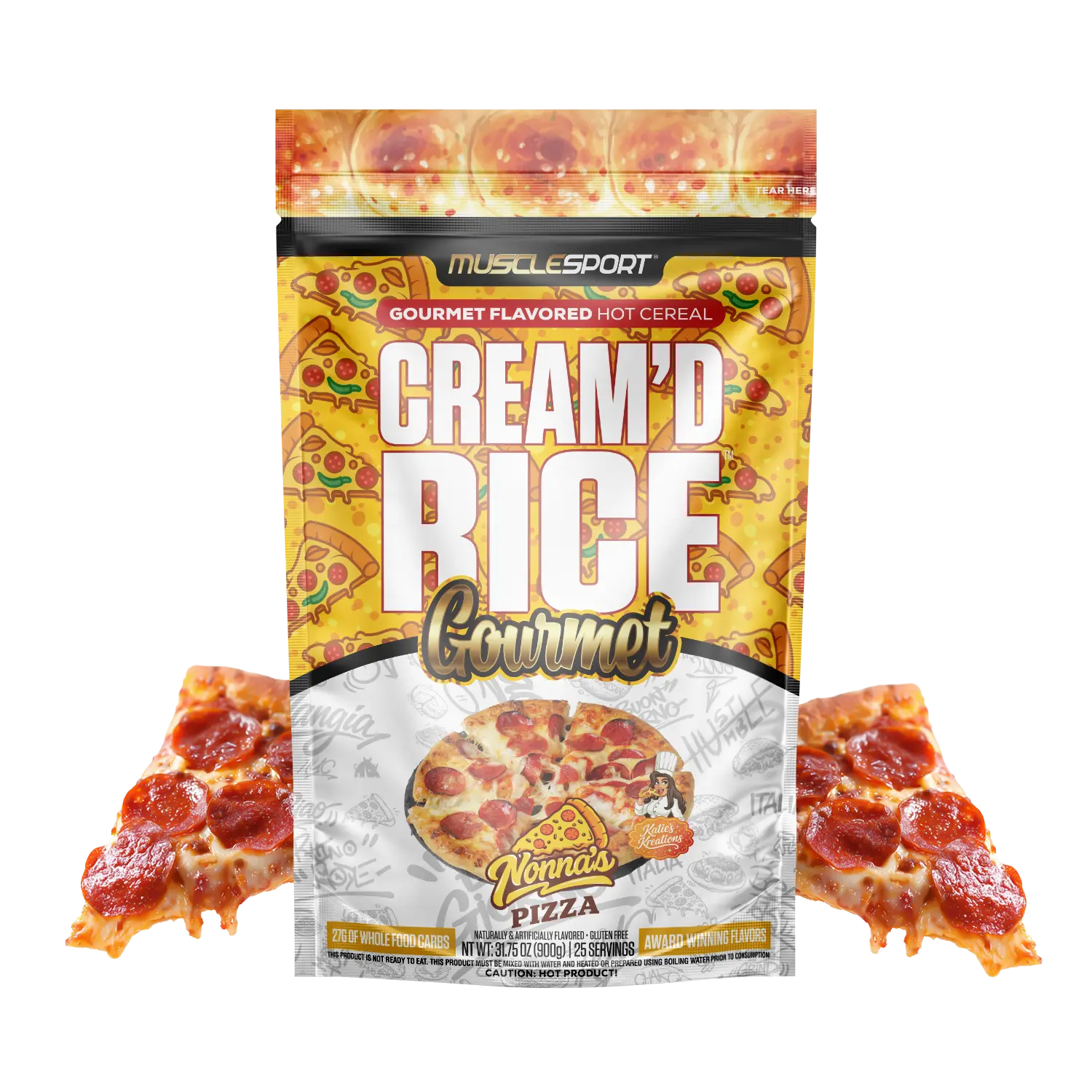 Musclesport Cream'd Rice Gourmet - Hot Cereal 25 Servings) Musclesport Cream'd Rice Gourmet - Hot Cereal 25 Servings)