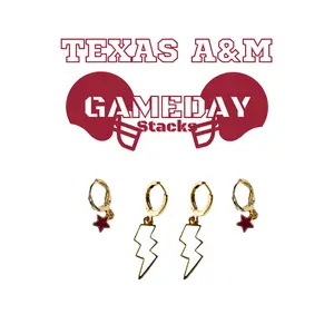 Texas A&M Classic Gameday Earring Stack for Aggies Game Day